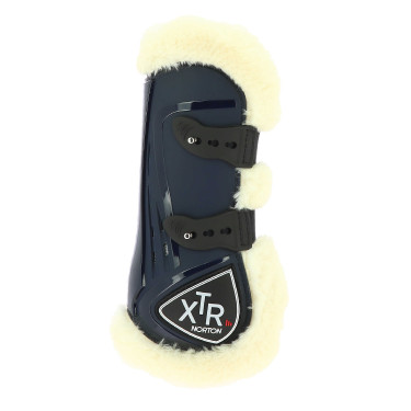 Guêtres Norton XTR à boutons mouton synthétique Bleu marine