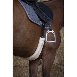 Fourreau de sangle Equithème Teddy Ecru Beige