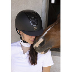 Casque Equithème Airy Noir / carbone / noir