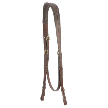 Têtière Eric Thomas Pro Soft Havane Marron