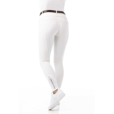 Pantalon Equithème Safir Blanc / bleu