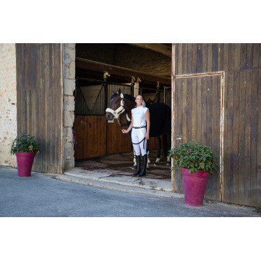 Polo Equithème Brussels Blanc