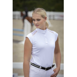 Polo Equithème Brussels Blanc