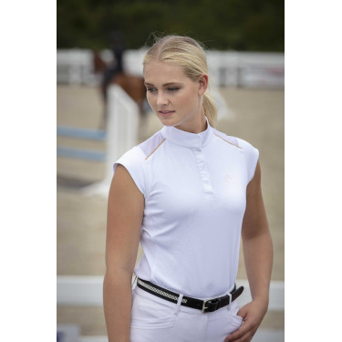 Polo Equithème Brussels Blanc