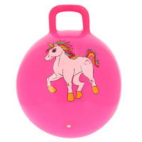 Ballon sauteur Equi-Kids Licorne Rose fluo