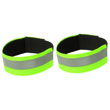 Brassard Equithème High Visibility Jaune fluo