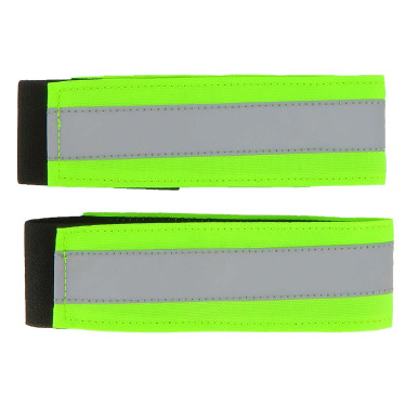 Brassard Equithème High Visibility Jaune fluo