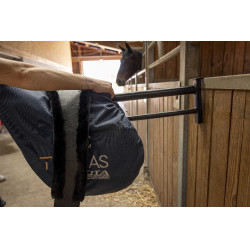 Porte-selle et tapis Hippotonic amovible Noir
