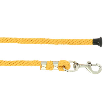 Longe d'attache Equithème Soft Jaune