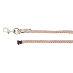Longe d'attache Equithème Soft Vieux rose