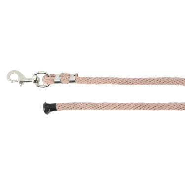 Longe d'attache Equithème Soft Vieux rose