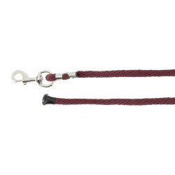 Longe d'attache Equithème Soft Bordeaux