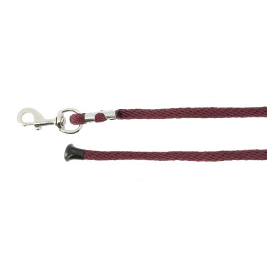 Longe d'attache Equithème Soft Bordeaux
