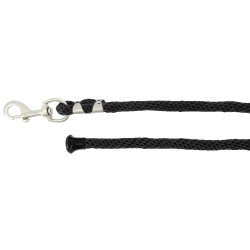 Longe d'attache Equithème Soft Satiné Noir