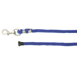 Longe d'attache Equithème Soft Satiné Bleu