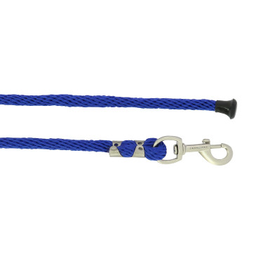 Longe d'attache Equithème Soft Satiné Bleu marine