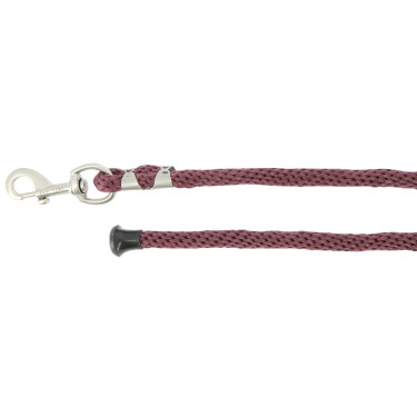 Longe d'attache Equithème Soft Satiné Noir