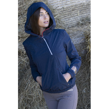 Veste de pluie Equithème Eliza Bleu marine