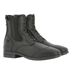 Boots Equithème Zurich à zip et lacets Noir