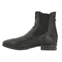 Boots Equithème Zurich à zip et lacets Noir