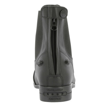 Boots Equithème Zurich à zip et lacets Noir