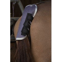 Protège-queue Equithème Tyrex 1200D recyclé Taupe Marron