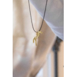 Collier Pénélope équestre Doré Collier Pénélope équestre Doré