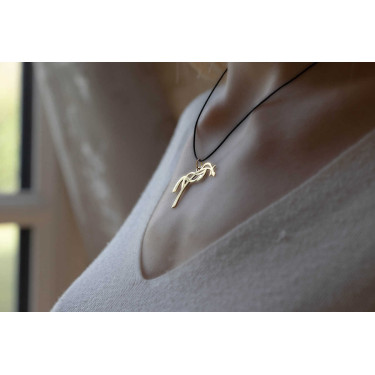 Collier Pénélope équestre Doré Collier Pénélope équestre Doré