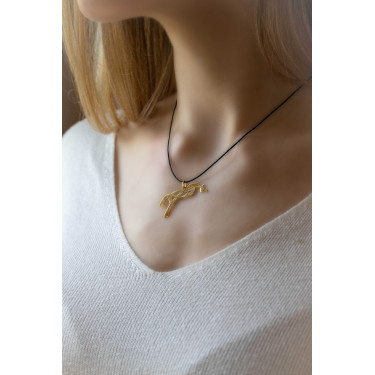 Collier Pénélope équestre Doré Collier Pénélope équestre Doré