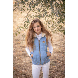 Doudoune Pénélope Roger sans manches Bleu artic