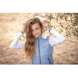 Doudoune Pénélope Roger sans manches Bleu artic