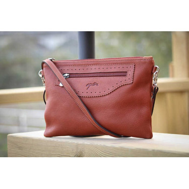 Pochette Pénélope Emma Cognac Marron
