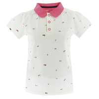Polo Equi-Kids Love Blanc