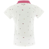 Polo Equi-Kids Love Blanc Polo Equi-Kids Love Blanc