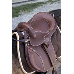 Selle bardette Guy Cantin Evolution éducative Havane Marron