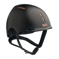 Casque d'équitation NACA Gravity S Noir onyx mat / rose gold