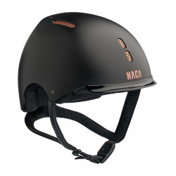 Casque d'équitation NACA Gravity S Noir onyx mat / rose gold