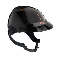 Casque d'équitation NACA Gravity XP carbone Carbone noir brillant / rose gold Casque d'équitation NACA Gravity XP carbone Carbone noir brillant / rose gold