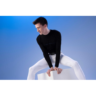 T-shirt Pro Series Canter manches longues Noir