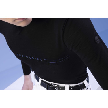 T-shirt Pro Series Canter manches longues Noir