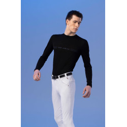T-shirt Pro Series Canter manches longues Noir