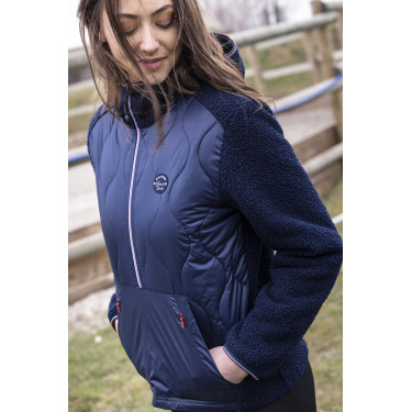 Anorak Equithème Celia Bleu marine