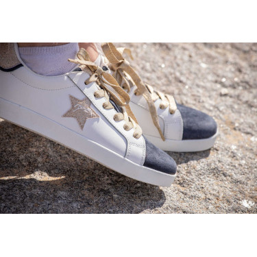 Sneakers Pénélope Neptune Blanc / marine