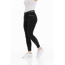 Pantalon Equithème Claudine fond silicone Noir Pantalon Equithème Claudine fond silicone Noir