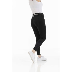 Pantalon Equithème Claudine fond silicone Noir Pantalon Equithème Claudine fond silicone Noir