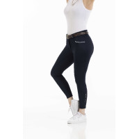 Pantalon Equithème Claudine fond silicone Bleu marine Pantalon Equithème Claudine fond silicone Bleu marine