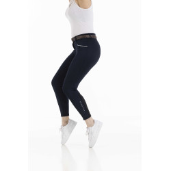 Pantalon Equithème Claudine fond silicone Bleu marine