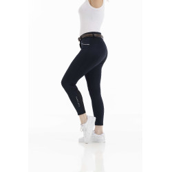 Pantalon Equithème Claudine fond silicone Bleu marine