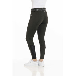 Pantalon Equithème Claudine fond silicone Vert foncé