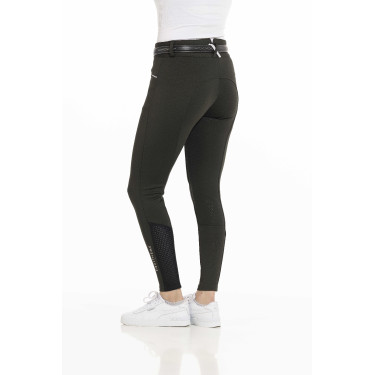 Pantalon Equithème Claudine fond silicone Vert foncé